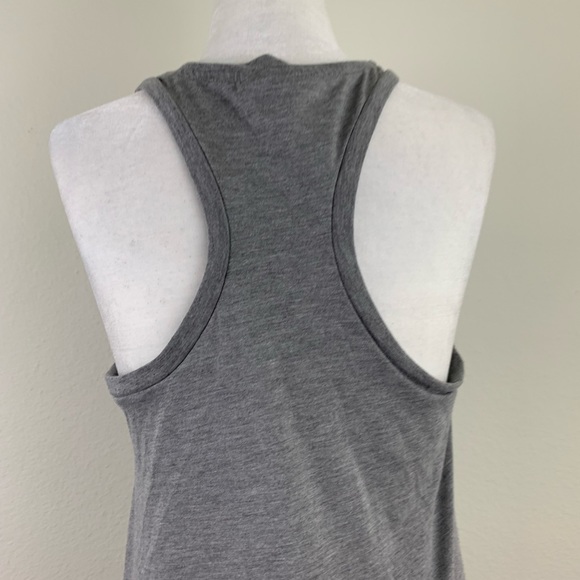 Nike Heathered Grey Racerback Tank - Picture 4 of 8